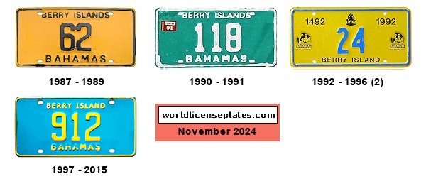 Berry Islands license plates
