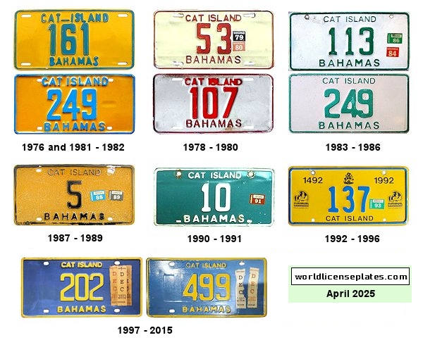 Cat Island license plates