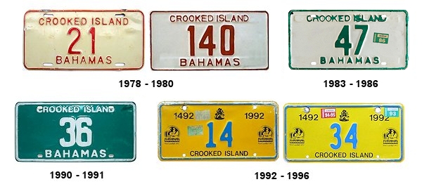Crooked Island license plates
