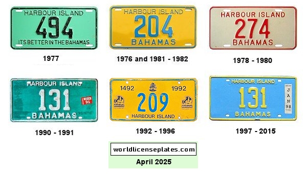 Harbour Island license plates