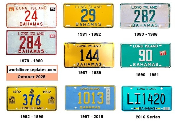 Long Island license plates