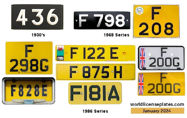 Private/Passenger license plates