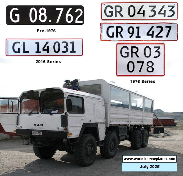 Private/Passenger license plates