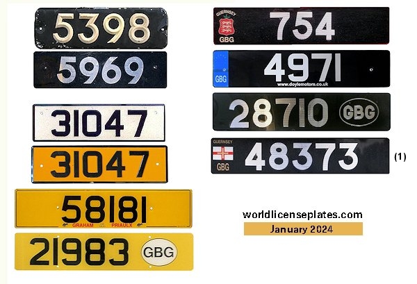Private/Passenger license plates