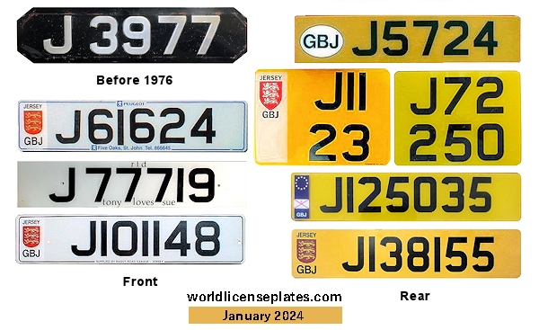 Private/Passenger license plates