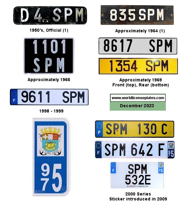Private/Passenger license plates
