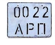 Russian Mining Community license plates