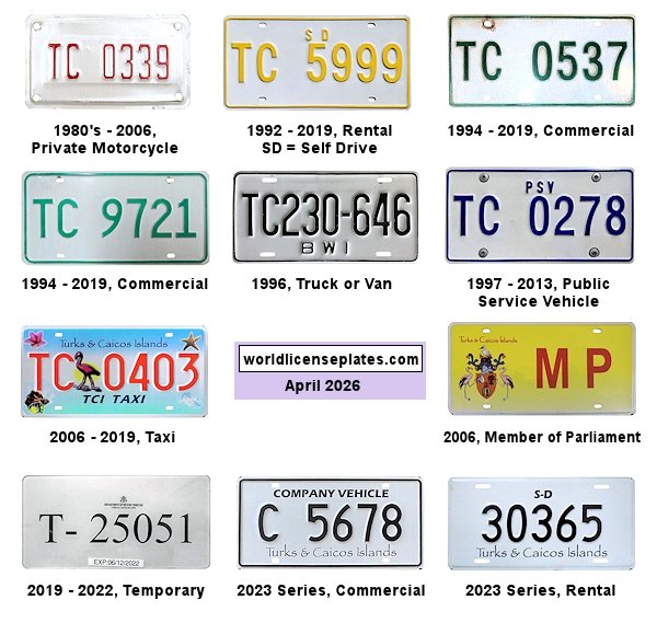 Non-Passenger/Other license plates