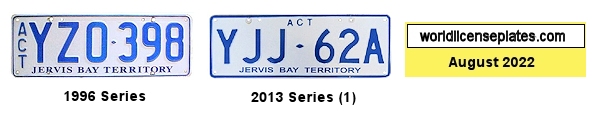 Jervis Bay Territory license plates