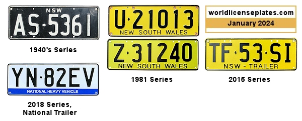 Trailer license plates