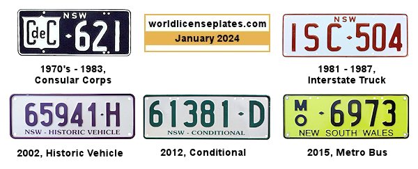 Non-Passenger/Other license plates