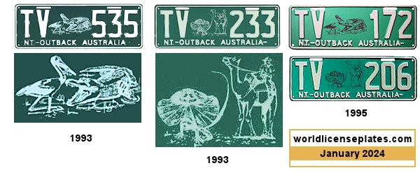 Tourist Vehicle license plates