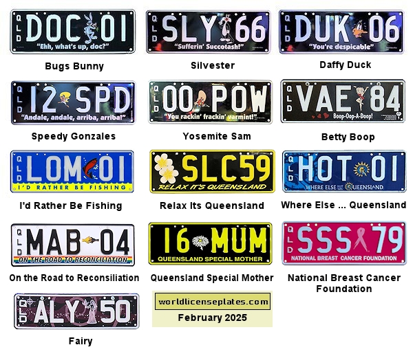 Special Interest license plates