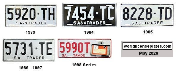 Dealer, Trader license plates