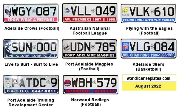 Special Interst license plates