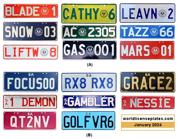 Special Interst license plates