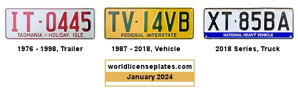 Interstate license plates