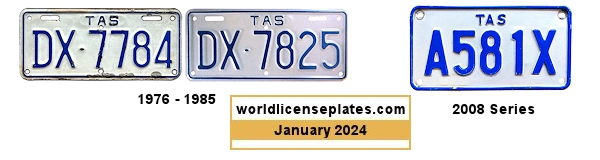 Motorcycle license plates