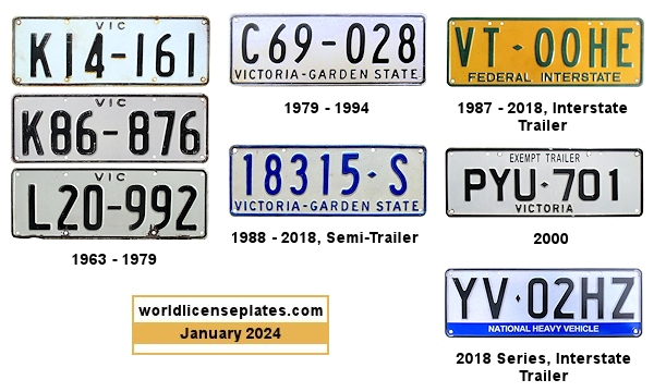 Trailer license plates