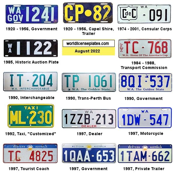 Non-Passenger/Other license plates