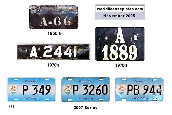 Private/Passenger license plates