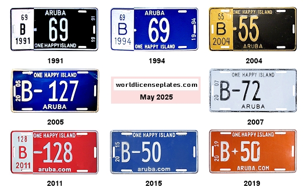 Bus license plates