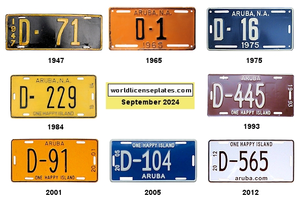 Government license plates