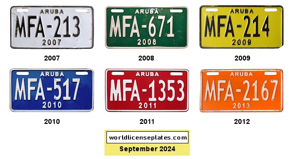 Motorcycle (Private) license plates