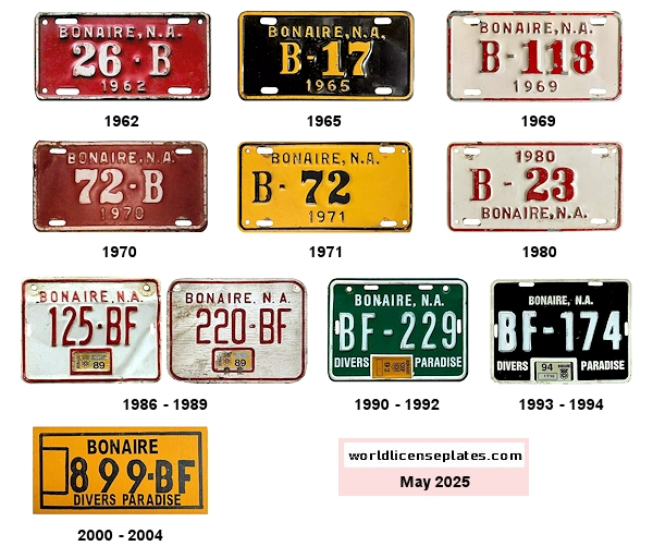 Moped license plates
