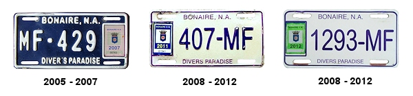 Motorcycle license plates