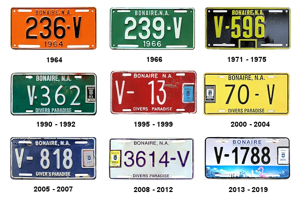 Truck license plates
