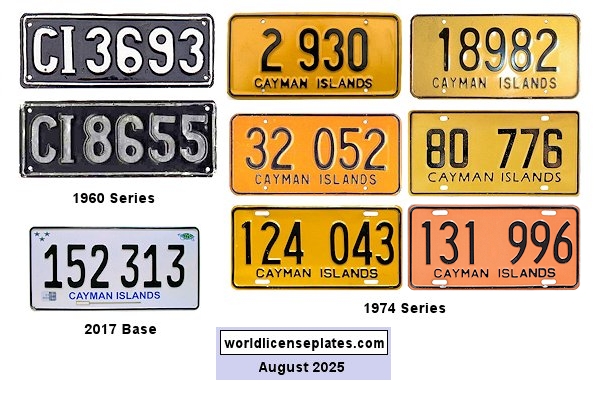 Private/Passenger license plates