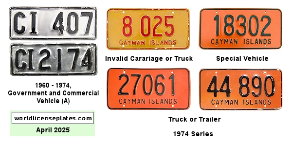 Commercial Vehicle license plates