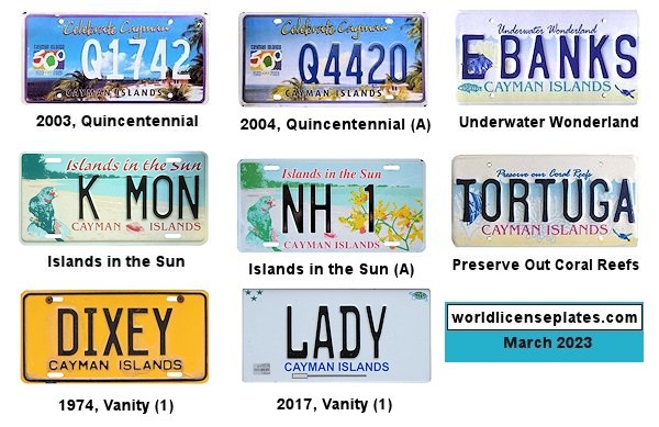Special Interest, Vanity license plates