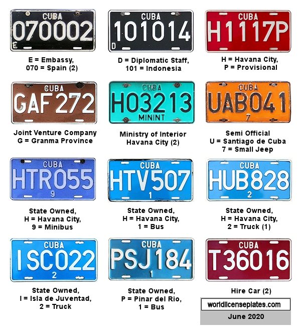 2002 Series license plates