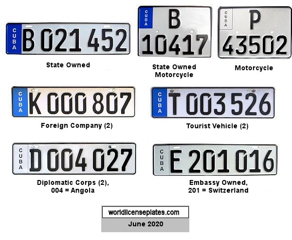 2013 Series license plates