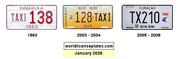 Taxi license plates