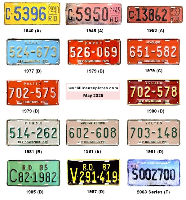 Commercial, Truck, Trailer license plates