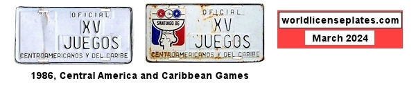 Dominican Republic license plates