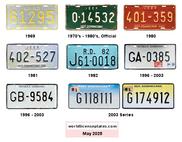 Jeep, Sports Utility Vehicle license plates