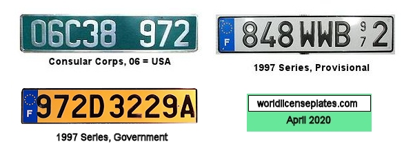 Non-Passenger, Other license plates