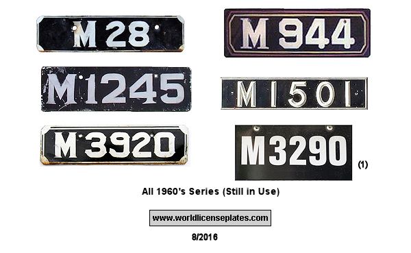 Private/Passenger license plates