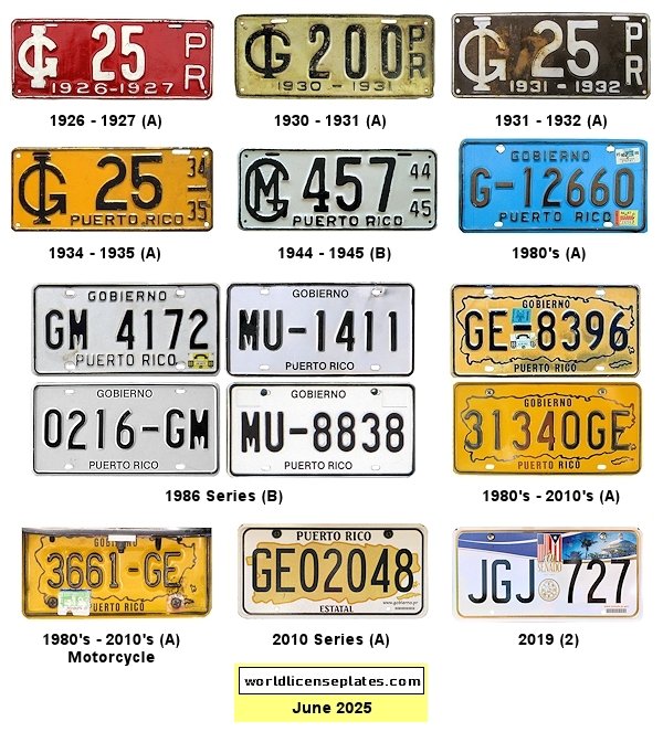 Government license plates
