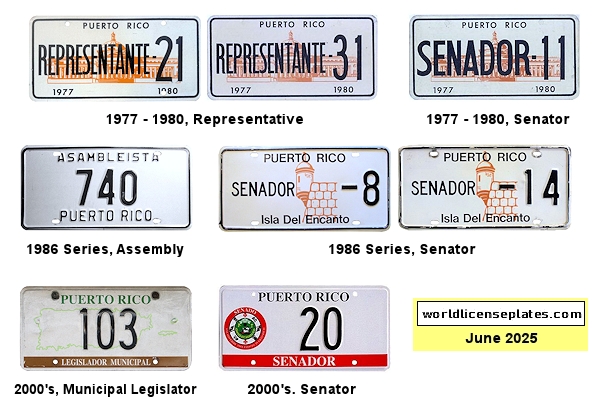 Official license plates