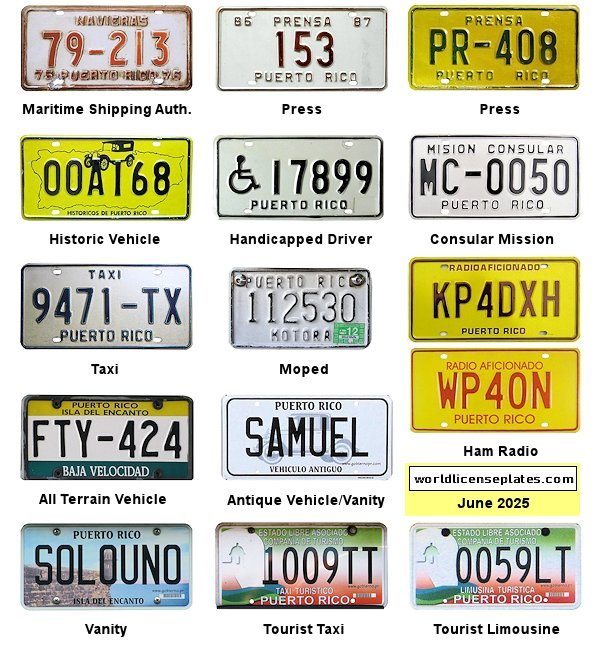 Non-Passenger/Other license plates
