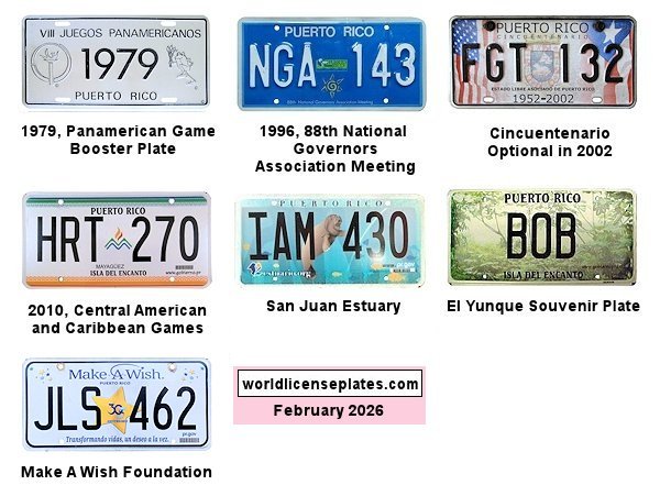 Special Interest & Events license plates