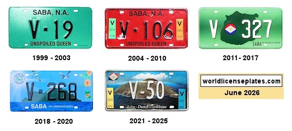 Truck license plates