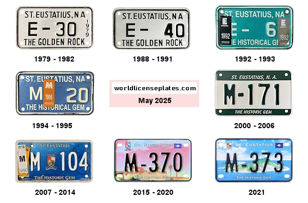 Motorcycle license plates