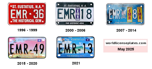 Rental Motorcycle license plates
