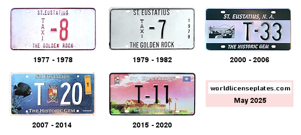 Taxi license plates